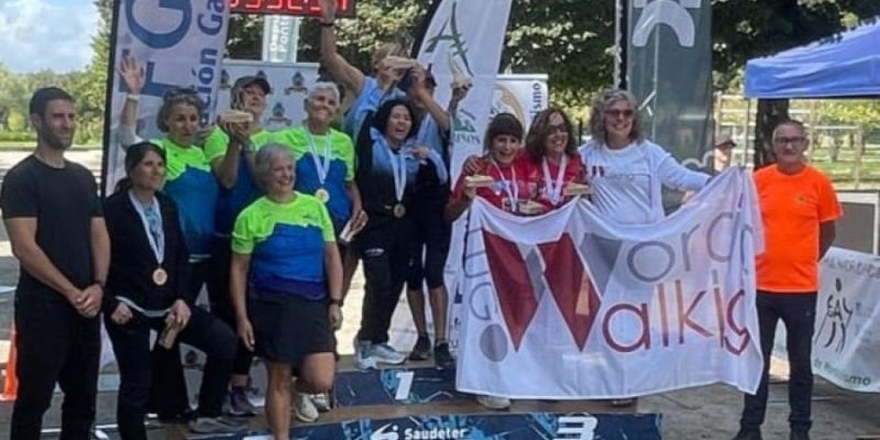 Campionato de Marcha Nórdica Xunta de Galicia 2025 en Salvaterra de Miño