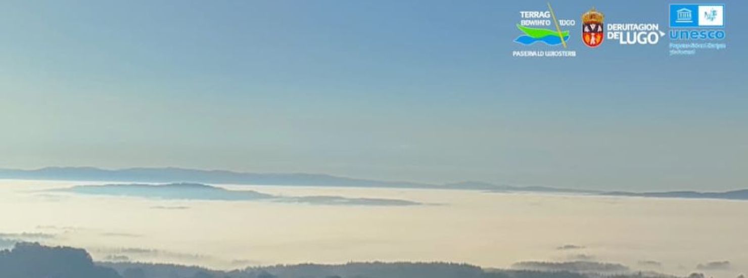 Rías de nubes en la Reserva Biosfera Terras do Miño. Rías de nubes en la Reserva Biosfera Terras do Miño.