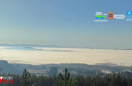 Rías de nubes en la Reserva Biosfera Terras do Miño. Rías de nubes en la Reserva Biosfera Terras do Miño.