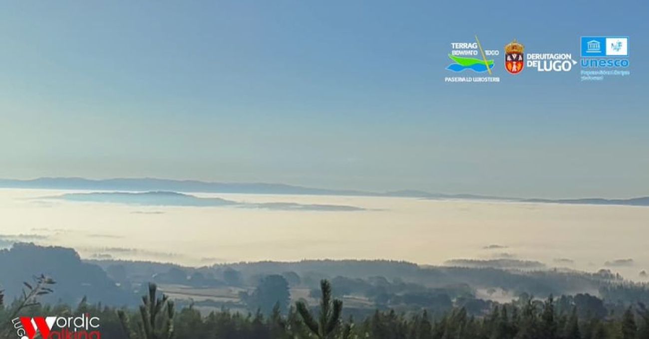 Rías de nubes en la Reserva Biosfera Terras do Miño. Rías de nubes en la Reserva Biosfera Terras do Miño.