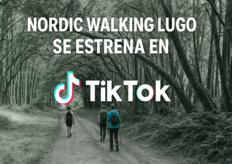 Nordic Walking Lugo inaugura su canal de TikTok en el Día Internacional de las Reservas de la Biosfera